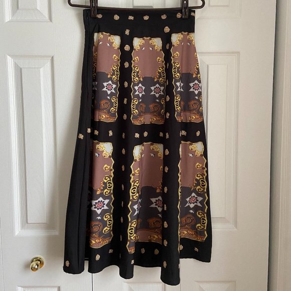 Boho-Inspired A-Line Maxi Skirt โ Size Large - Picture 1 of 9